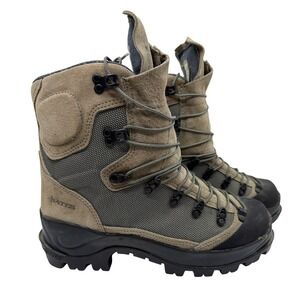 Bates Mens E03600C Mountain Combat Boots Tan Suede Vibram Sole Tactical Size 9 R